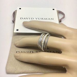 David Yurman Crossover Ring Size 6